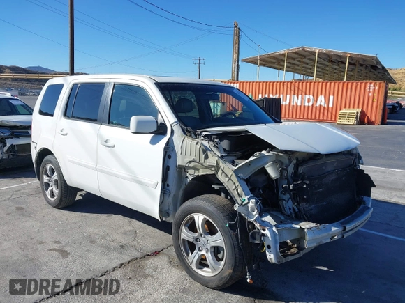 2012 Honda Pilot EX-L z VIN 5FNYF3H50CB021150, wystawiony jako IAAI lot #41337663 z przebiegiem Nie podano mil oraz . Historia ofert i sprzedaży dostępna na DreamBid. Obrazek 1.