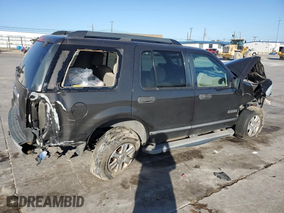 2006 Ford Explorer XLS with VIN 1FMEU62E96ZA06577, listed as a Copart auction lot 43751995 with 248,128 mi miles and Salvage Title. Bid and sale history available at carsss.com. Image 3.