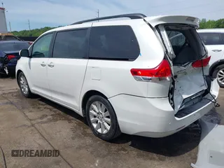 2011 Toyota Sienna XLE AAS with VIN 5TDYK3DC0BS008439, listed as a IAAI auction lot 42292552 with 115,162 mi miles and . Bid and sale history available at DreamBid. Image 3.