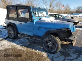 1995 Jeep Wrangler S with VIN 1J4FY19P0SP210031, listed as a Copart auction lot 88065825 with 279,604 mi miles and Salvage Title. Bid and sale history available at carsss.com. Image 4.