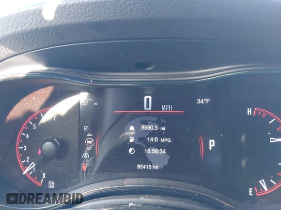 2019 Dodge Durango GT Plus with VIN 1C4RDJDG0KC645600, listed as a IAAI auction lot 41863307 with 92,415 mi miles and . Bid and sale history available at DreamBid. Image 7.
