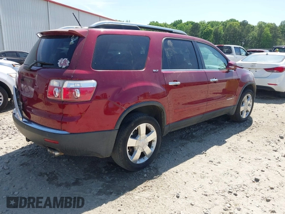 2007 GMC Acadia SLT with VIN 1GKER33737J171985, listed as a IAAI auction lot 42068832 with 256,115 mi miles. Bid and sale history available at carsss.com. Image 4.