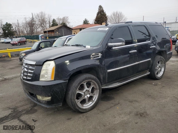 2007 Cadillac Escalade with VIN 1GYFK63847R367217, listed as a Copart auction lot 48153005 with 182,614 mi miles and Salvage Title. Bid and sale history available at carsss.com. Image 1.