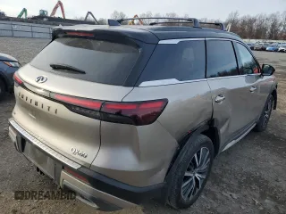 2023 Infiniti QX60 Autograph with VIN 5N1DL1HU1PC361702, listed as a Copart auction lot 87579185 with 23,864 mi miles and Salvage title. Bid and sale history available at DreamBid. Image 3.