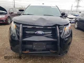 2015 Ford Utility Police Interceptor with VIN 1FM5K8AR5FGA41635, listed as a Copart auction lot 77618234 with 0 mi miles and Salvage Title. Bid and sale history available at carsss.com. Image 5.