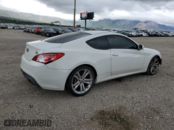 2012 Hyundai Genesis Coupe Grand Touring with VIN KMHHU6KH7CU067717, listed as a Copart auction lot 57170255 with 118,814 mi miles and Clean title. Bid and sale history available at DreamBid. Image 3.