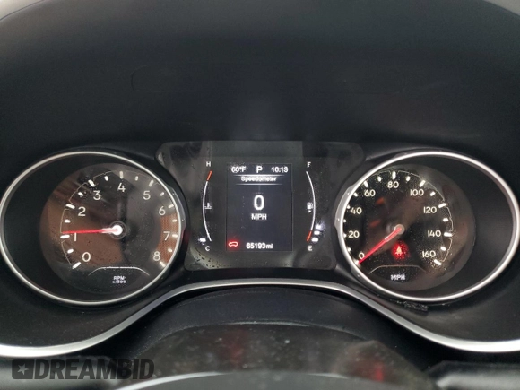 2019 Jeep Compass Sport with VIN 3C4NJDAB2KT598513, listed as a Copart auction lot 83871674 with 65,193 mi miles and Salvage title. Bid and sale history available at DreamBid. Image 9.