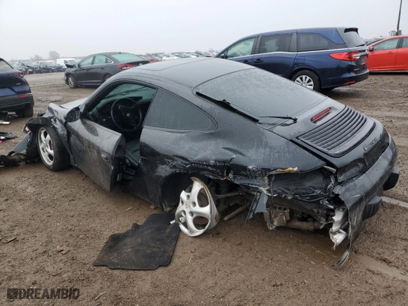 2000 Porsche 911 Carrera with VIN WP0AA2994YS623247, listed as a Copart auction lot 86183284 with 0 mi miles and Salvage Title. Bid and sale history available at carsss.com. Image 2.