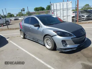 2013 Mazda 3 i SV with VIN JM1BL1TG9D1765030, listed as a IAAI auction lot 42110584 with 143,723 mi miles. Bid and sale history available at carsss.com. Image 1.