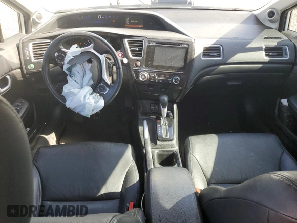 2014 Honda Civic EX-L with VIN 19XFB2F9XEE052224, listed as a Copart auction lot 54207785 with 160,303 mi miles and Salvage Title. Bid and sale history available at DreamBid. Image 8.