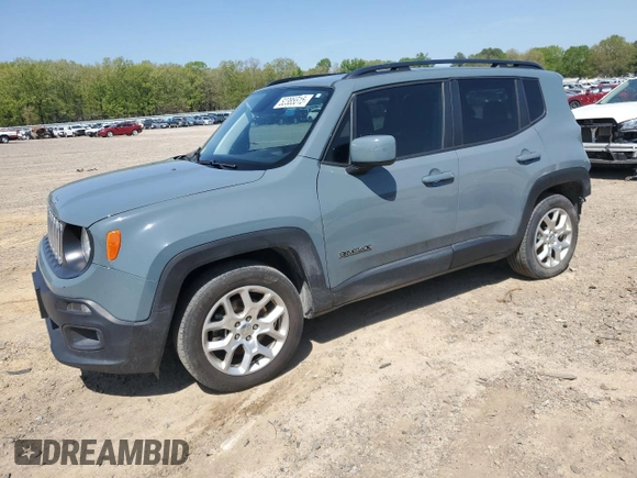 2018 Jeep Renegade Latitude with VIN ZACCJABBXJPJ51287, listed as a Copart auction lot 52385515 with 85,346 mi miles and Salvage Title. Bid and sale history available at DreamBid. Image 1.