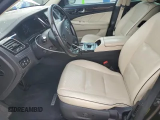 2015 Hyundai Equus Signature with VIN KMHGH4JH6FU092960, listed as a Copart auction lot 58793325 with 59,875 mi miles and Salvage title. Bid and sale history available at DreamBid. Image 7.