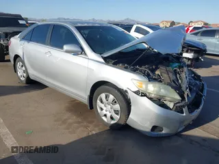 2010 Toyota Camry with VIN 4T4BF3EK3AR053872, listed as a IAAI auction lot 41956681 with 216,477 mi miles and . Bid and sale history available at DreamBid. Image 1.