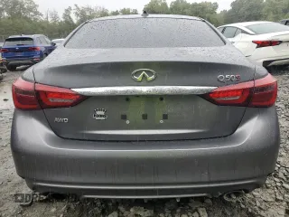 2020 Infiniti Q50 Red Sport 400 with VIN JN1FV7AR0LM660251, listed as a Copart auction lot 72771624 with 39,974 mi miles and Salvage Title. Bid and sale history available at carsss.com. Image 6.