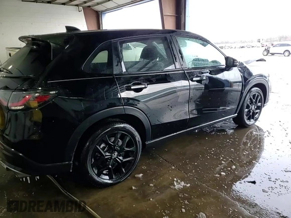 2024 Honda HR-V Sport with VIN 3CZRZ1H50RM744818, listed as a Copart auction lot 44922175 with 13,723 mi miles and Salvage Title. Bid and sale history available at carsss.com. Image 14.