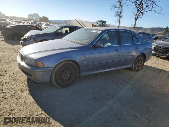 2003 BMW 5 Series 530iA with VIN WBADT63443CK29419, listed as a Copart auction lot 87533935 with 165,472 mi miles and Clean Title. Bid and sale history available at carsss.com. Image 1.