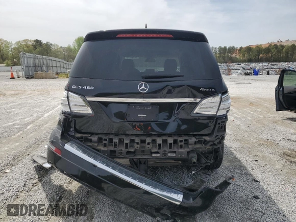 2019 Mercedes-Benz GLS 450 with VIN 4JGDF6EE1KB237624, listed as a Copart auction lot 49441755 with 51,955 mi miles and Salvage Title. Bid and sale history available at DreamBid. Image 6.