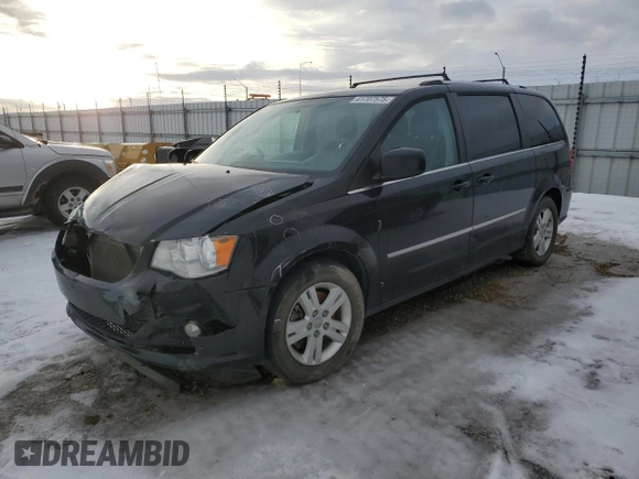 2017 Dodge Grand Caravan Crew Plus with VIN 2C4RDGDG9HR675147, listed as a Copart auction lot 41707575 with 142,644 mi miles and Salvage Title. Bid and sale history available at DreamBid. Image 1.