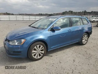 2017 Volkswagen Golf SportWagen S with VIN 3VW017AU0HM536802, listed as a Copart auction lot 49988965 with 51,602 mi miles and Salvage Title. Bid and sale history available at carsss.com. Image 1.