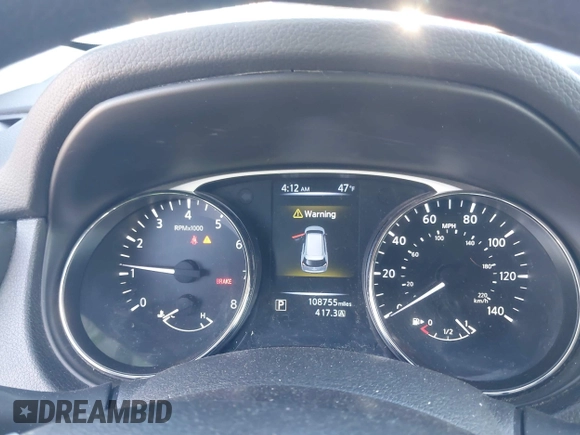 2016 Nissan Rogue SV with VIN 5N1AT2MT9GC810310, listed as a IAAI auction lot 41725006 with 108,755 mi miles. Bid and sale history available at carsss.com. Image 7.