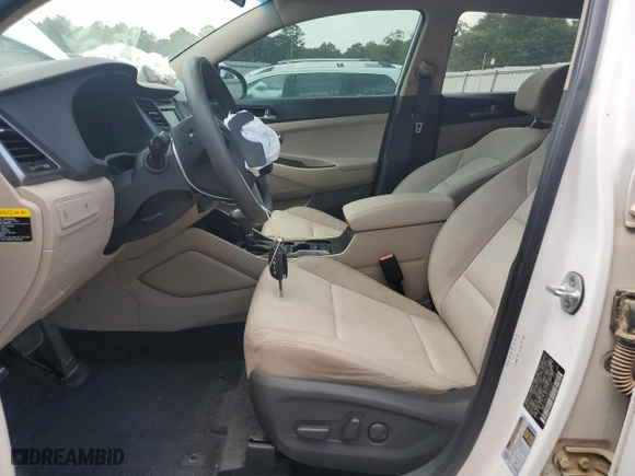 2017 Hyundai Tucson SE Plus with VIN KM8J33A43HU273108, listed as a Copart auction lot 66314064 with 126,219 mi miles and Salvage Title. Bid and sale history available at carsss.com. Image 7.