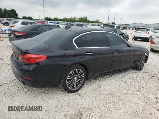 2017 BMW 5 Series 530i with VIN WBAJA5C37HG894776, listed as a Copart auction lot 54784035 with 117,987 mi miles and Salvage Title. Bid and sale history available at carsss.com. Image 3.