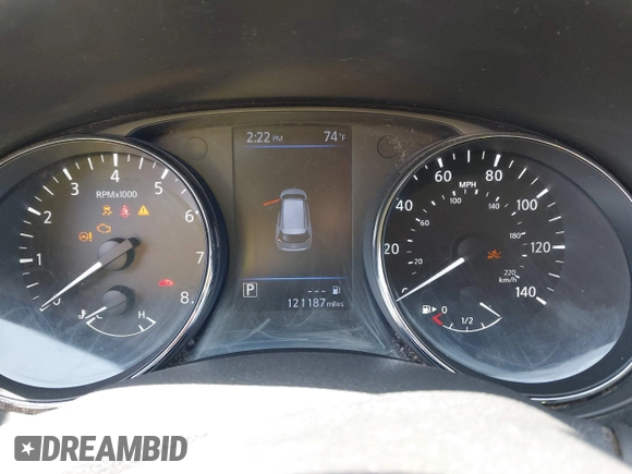 2018 Nissan Rogue SV with VIN 5N1AT2MT6JC844714, listed as a IAAI auction lot 41969677 with 121,187 mi miles and . Bid and sale history available at carsss.com. Image 7.