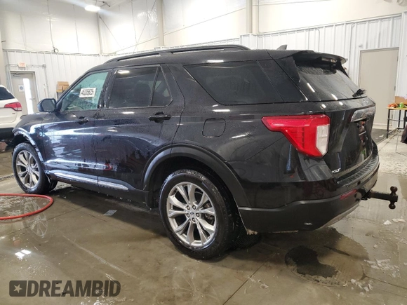 2023 Ford Explorer XLT with VIN 1FMSK8DH5PGC26517, listed as a Copart auction lot 45335625 with 21,164 mi miles and Salvage Title. Bid and sale history available at DreamBid. Image 2.
