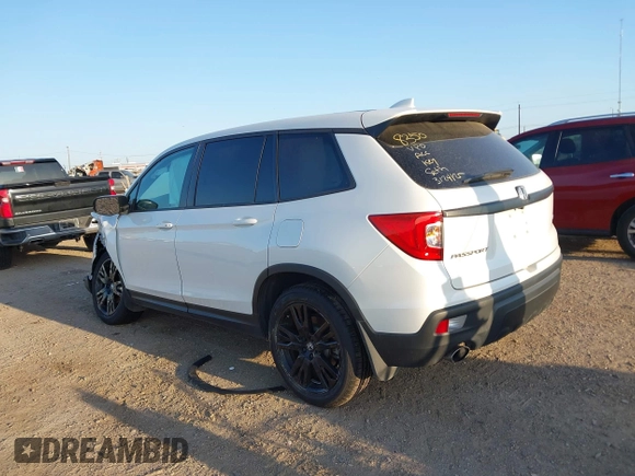 2021 Honda Passport Sport with VIN 5FNYF7H28MB000285, listed as a IAAI auction lot 41947386 with 25,496 mi miles and . Bid and sale history available at DreamBid. Image 14.