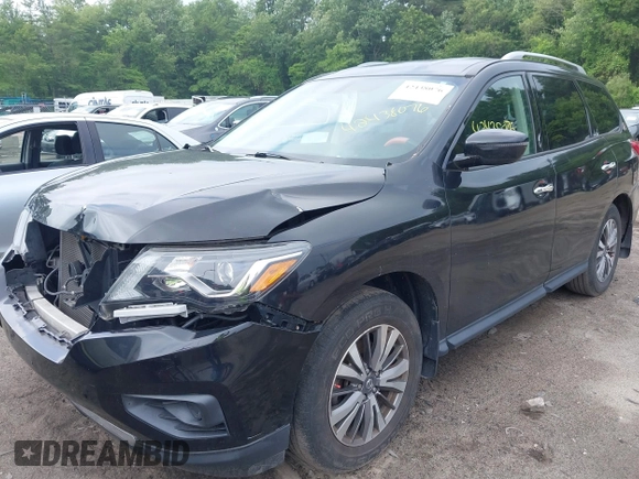 2018 Nissan Pathfinder SL z VIN 5N1DR2MM3JC664868, wystawiony jako IAAI lot #42438076 z przebiegiem 41 833 mil mil oraz . Historia ofert i sprzedaży dostępna na DreamBid. Obrazek 2.
