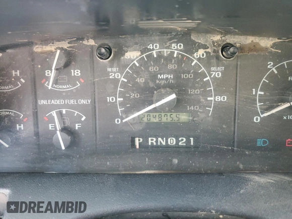 1994 Ford Bronco Custom with VIN 1FMEU15H7RLA79348, listed as a Copart auction lot 76497714 with 204,875 mi miles and Salvage Title. Bid and sale history available at DreamBid. Image 9.
