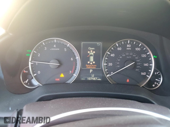 2016 Lexus RX 350 F Sport with VIN 2T2BZMCA4GC033914, listed as a Copart auction lot 51598965 with 107,987 mi miles and Salvage Title. Bid and sale history available at carsss.com. Image 9.
