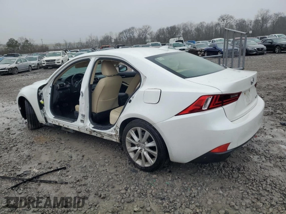 2015 Lexus IS 250 with VIN JTHBF1D27F5078097, listed as a Copart auction lot 43129885 with 96,318 mi miles and Salvage Title. Bid and sale history available at carsss.com. Image 2.