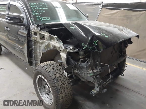2021 Toyota Tacoma SR with VIN 3TMCZ5AN4MM448304, listed as a IAAI auction lot 42046932 with 56,161 mi miles and . Bid and sale history available at DreamBid. Image 6.