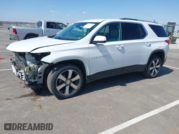 2018 Chevrolet Traverse LT z VIN 1GNEVHKW3JJ125861, wystawiony jako IAAI lot #41876184 z przebiegiem 95 223 mil mil oraz . Historia ofert i sprzedaży dostępna na DreamBid. Obrazek 20.