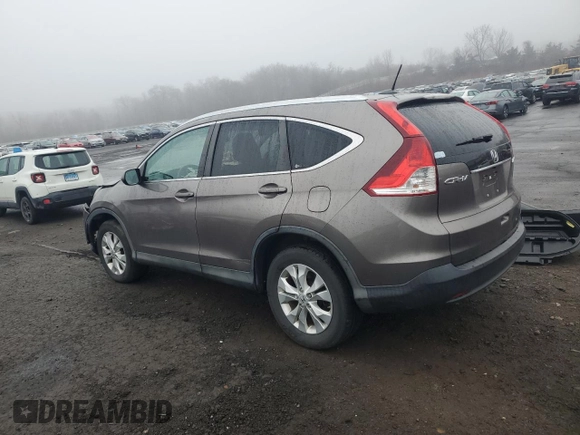 2012 Honda CR-V EX-L with VIN 5J6RM4H7XCL070400, listed as a Copart auction lot 50813225 with 161,291 mi miles and Salvage Title. Bid and sale history available at carsss.com. Image 2.