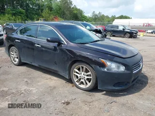 2011 Nissan Maxima SV with VIN 1N4AA5AP5BC841586, listed as a IAAI auction lot 42162383 with 412,977 mi miles and . Bid and sale history available at DreamBid. Image 1.