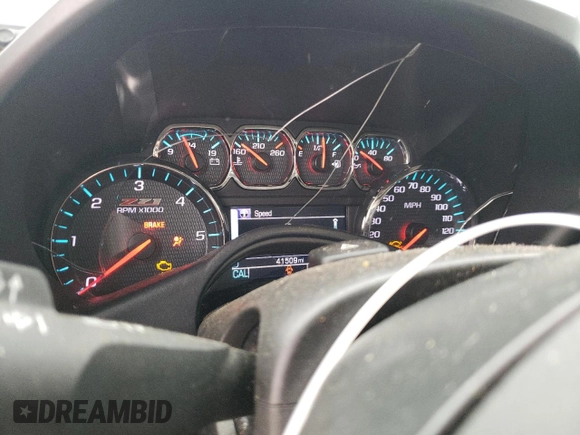 2018 Chevrolet Silverado 1500 LT with VIN 3GCUKREC6JG548889, listed as a Copart auction lot 78987104 with 41,509 mi miles and Salvage Title. Bid and sale history available at DreamBid. Image 9.