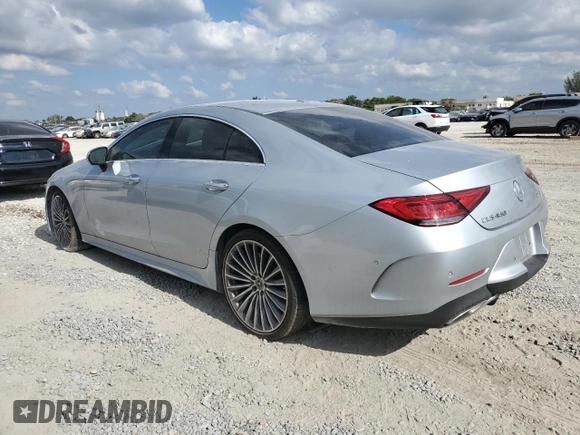 2022 Mercedes-Benz CLS with VIN W1K2J5KB1NA095676, listed as a Copart auction lot 51993254 with 0 mi miles and Salvage Title. Bid and sale history available at carsss.com. Image 2.