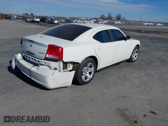 2009 Dodge Charger SE with VIN 2B3KA43V09H597634, listed as a IAAI auction lot 41332574 with 1 mi miles. Bid and sale history available at carsss.com. Image 4.