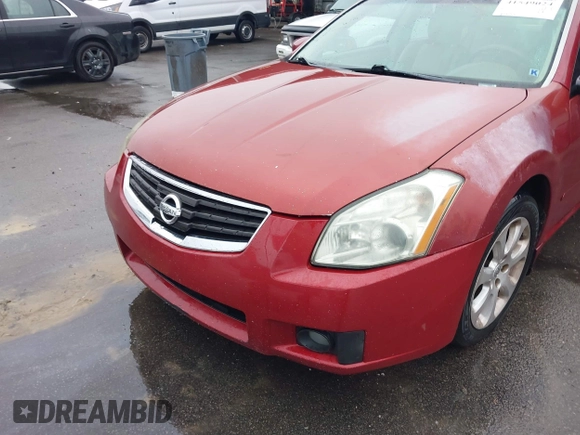 2007 Nissan Maxima 3.5 SE with VIN 1N4BA41E87C804519, listed as a IAAI auction lot 41549024 with 206,177 mi miles. Bid and sale history available at carsss.com. Image 6.
