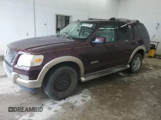 2007 Ford Explorer Eddie Bauer z VIN 1FMEU74E67UA84364, wystawiony jako Copart lot #60142495 z przebiegiem 182 595 mil mil oraz Czysty tytuł • Clean title. Historia ofert i sprzedaży dostępna na DreamBid. Obrazek 1.