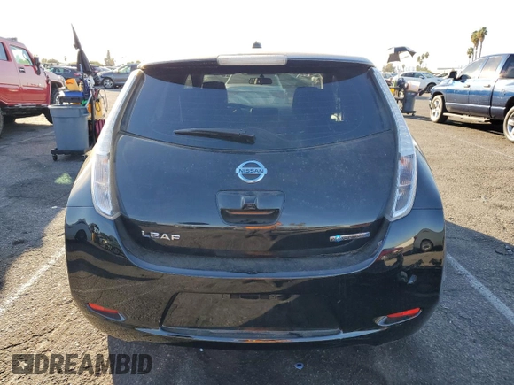 2015 Nissan LEAF SV with VIN 1N4AZ0CP8FC304841, listed as a Copart auction lot 75854863 with 58,077 mi miles and . Bid and sale history available at DreamBid. Image 6.