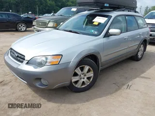 2005 Subaru Legacy Outback Limited with VIN 4S4BP62C757358737, listed as a IAAI auction lot 42837302 with 214,481 mi miles and . Bid and sale history available at DreamBid. Image 2.