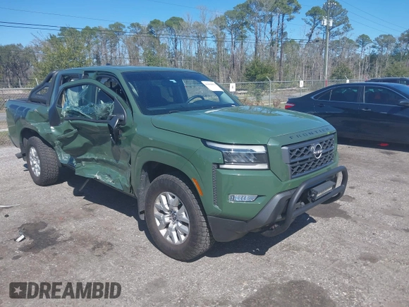 2022 Nissan Frontier SV with VIN 1N6ED1EJ2NN632457, listed as a IAAI auction lot 41694079 with 64,506 mi miles and . Bid and sale history available at DreamBid. Image 1.
