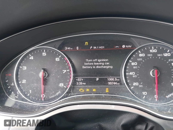 2015 Audi A6 Premium с VIN WAUCFAFC4FN025561, выставлен на аукционе IAAI как лот 40055184 с пробегом 99 744 миль миль и . История ставок и продаж доступна на DreamBid. Изображение 7.