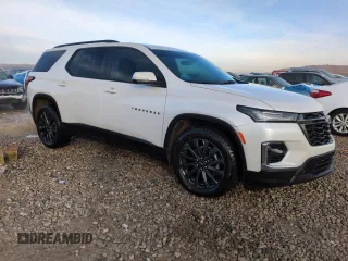 2024 Chevrolet Traverse with VIN 1GNETYKWXRJ132260, listed as a Copart auction lot 42018065 with 14,584 mi miles and Salvage title. Bid and sale history available at DreamBid. Image 4.