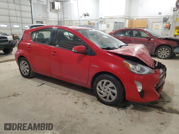 2015 Toyota Prius One with VIN JTDKDTB3XF1108716, listed as a Copart auction lot 42962355 with 75,133 mi miles and Salvage Title. Bid and sale history available at DreamBid. Image 4.