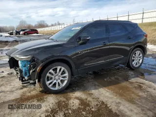 2020 Chevrolet Blazer LT with VIN 3GNKBJRS7LS674924, listed as a Copart auction lot 43004755 with 73,188 mi miles and Clean title. Bid and sale history available at DreamBid. Image 1.