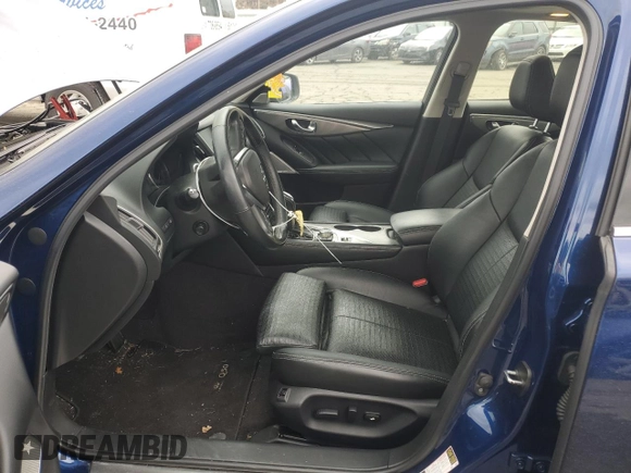 2019 Infiniti Q50 3.0t LUXE with VIN JN1EV7AP9KM515945, listed as a Copart auction lot 43646065 with 66,658 mi miles and Salvage Title. Bid and sale history available at carsss.com. Image 7.